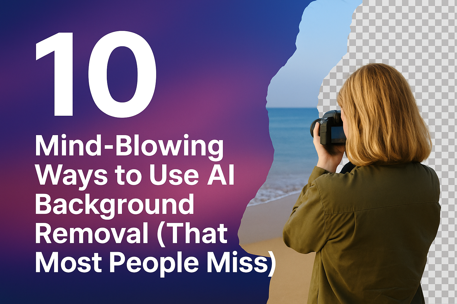 AI Background Removal Uses